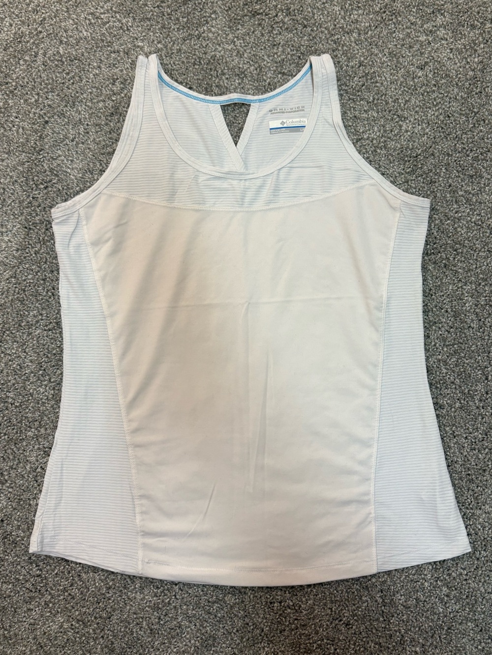 Columbia Women's White Athletic Tank Top